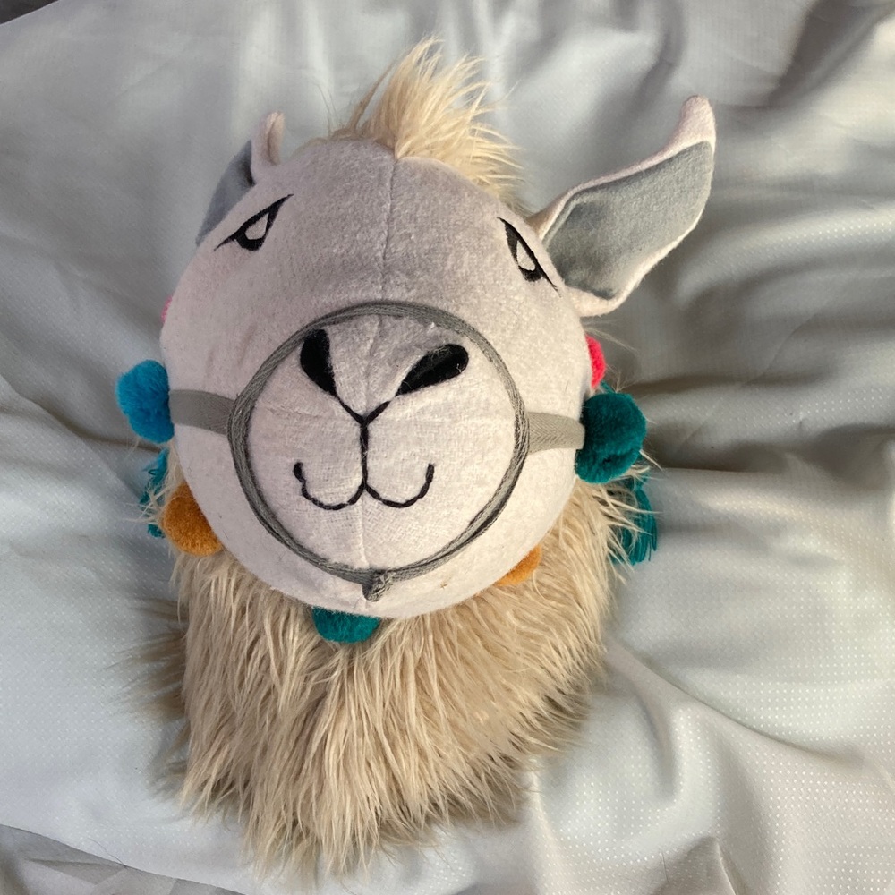 Adorable Stuffed Llama Wall Art